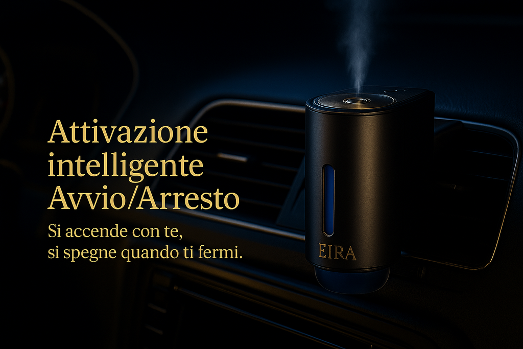 EIRA™ – Il diffusore auto in metallo che cambia davvero il modo di vivere l’auto 🚗✨